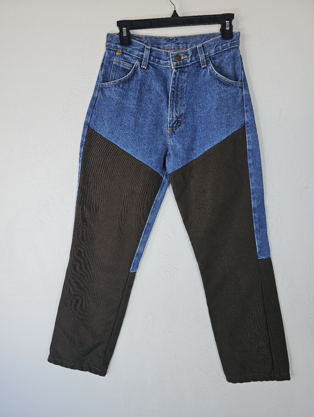 Wrangler Rugged Wear Upland Hunting Pants Denim Chaps Size 26 (Youth 16) - Picture 7 of 16
